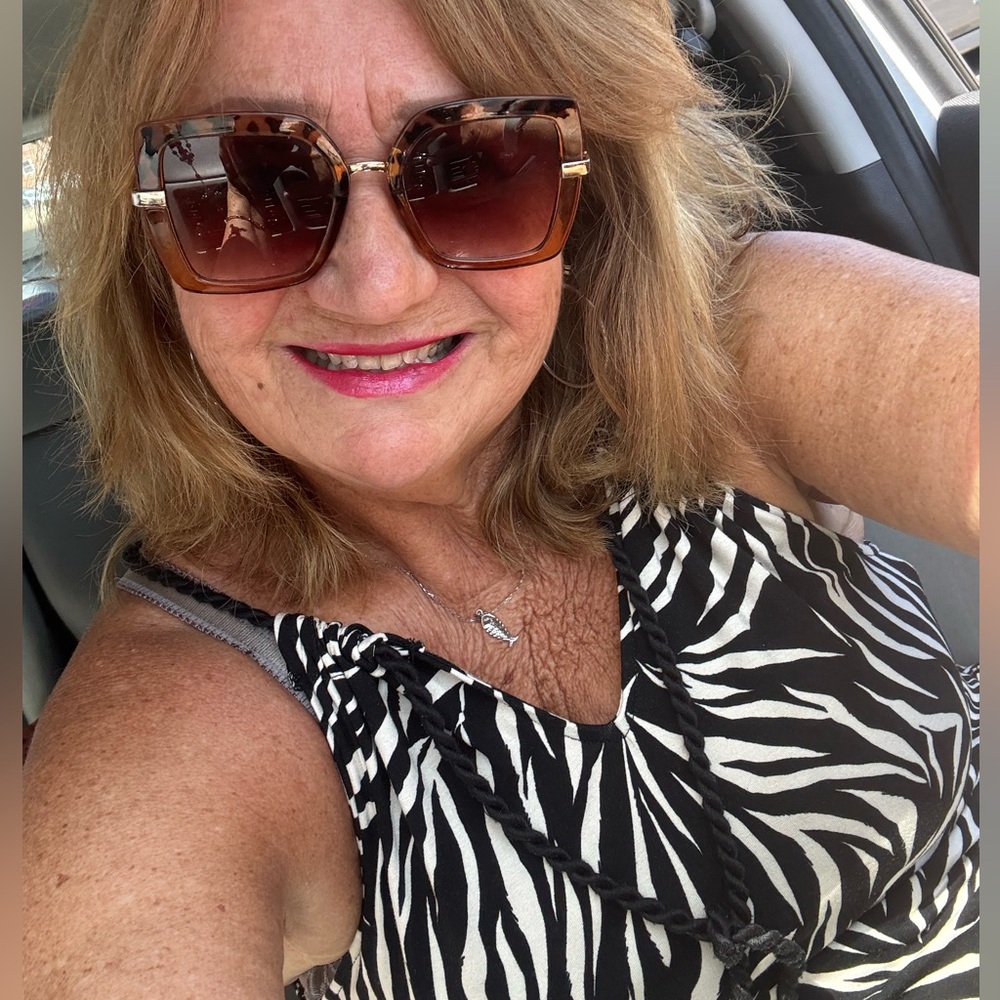Zebra Print Sleeveless Dress